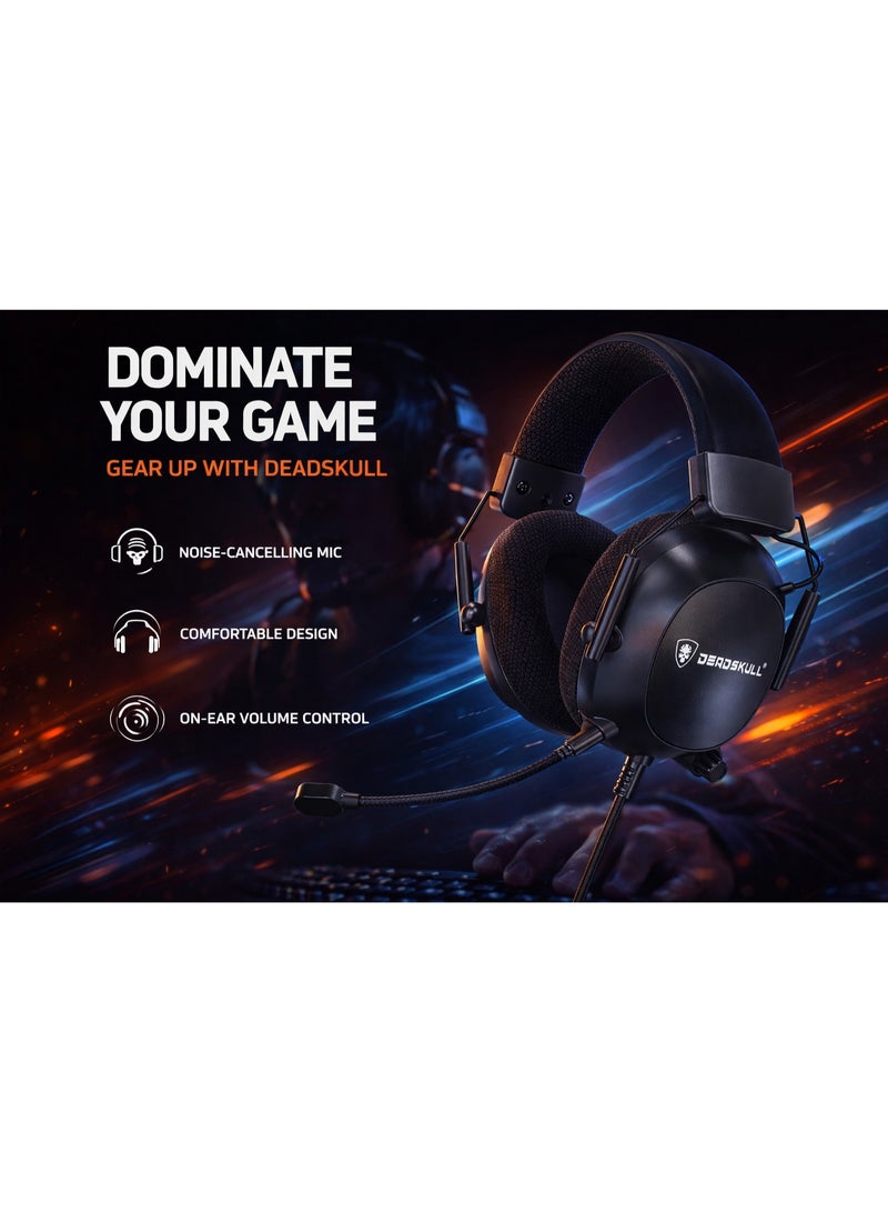 DEADSKULL NINJA-III Gaming Headset 7.1 Surround for PC PS4 PS5 Xbox One Nintendo Switch Wired Headset - Image 2